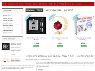 Dreamshop - darčeky pre všetkých