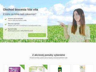 biocesta.sk - bio produkty, zdravé osvetlenie a bio kozmetika