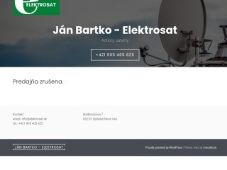 Elektrosat Bartko Ján
