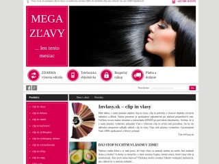 inVlasy.sk - clip-in príčesky za ľudovú cenu