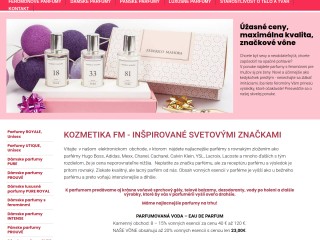 Kozmetika a parfúmy FM – eshop