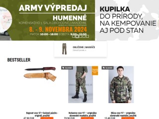 Army shop - Váš Army výpredaj