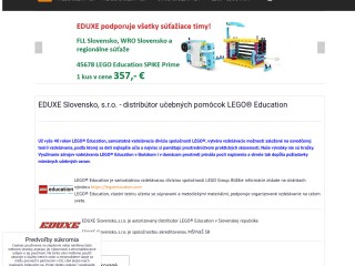 EDUXE, distribútor učebných pomôcek LEGO Education EDUXE