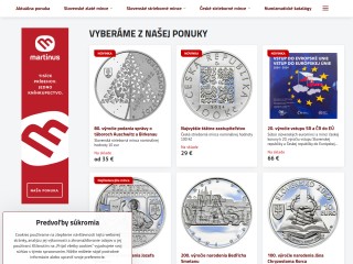 Numizmatika Numos | online predaj slovenských a českých mincí • Numizmatika Numos