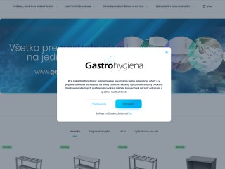 GASTROHYGIENA, prostriedky pre umývačky riadu, teplomery kalibrované