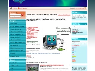 Opravy elektroniky + e-shop.