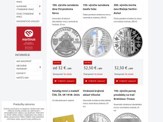 Numizmatika Numos | online predaj slovenských a českých mincí • Numizmatika Numos