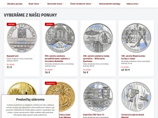 Numizmatika Numos | online predaj slovenských a českých mincí • Numizmatika Numos
