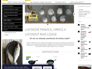 Liatinové panvice,liatinové hrnce a liatinový riad Lodge - panvicelodge.sk