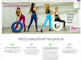 Dámske športové fitness oblečenie - 2skin