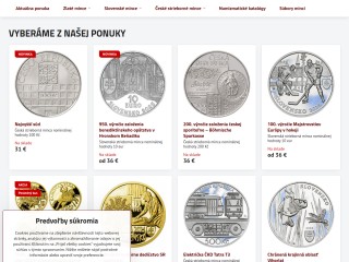 Numizmatika Numos | online predaj slovenských a českých mincí • Numizmatika Numos
