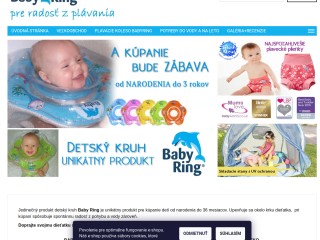 Detský kruh Baby Ring je UNIKÁTNY produkt pre kúpanie bábätiek