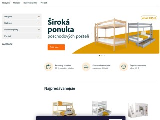 Poschodová posteľ za 150€? Poschodové postele v ZĽAVE
