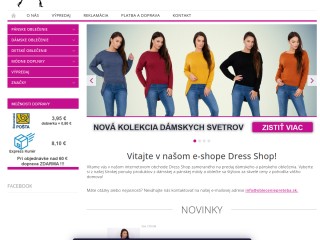 Dress Shop | Internetový obchod s oblečením