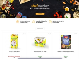 Chefmarket je moja svetová tržnica | CHEFMARKET