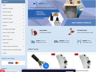 Elektro-siete.sk - elektroinštalačný materiál za výhodné ceny