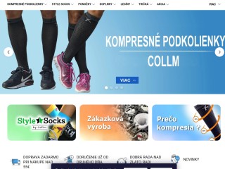 COLLM.SK - Kompresné športové podkolienky, návleky a ponožky.