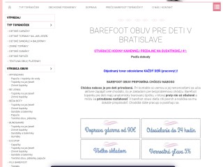 Barefoot obuv pre deti v Bratislave - ZdraveDetskeNozky.sk