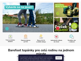 Bosonôžka - zdravé barefoot topánky pre deti aj dospelých