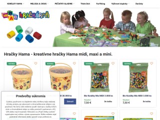 Hračkáreň - kreatívne hračky Hama midi, maxi a maxi stick, hračky Tiny Love, darčeky Baby Art - Hrač