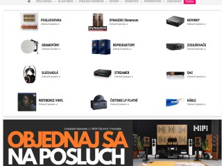 HiFisluchadla.sk - HiFi technika, Zosilňovače, Reproduktory, Gramofóny, Slúchadlá ....