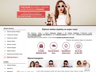 Letnyhit.sk - Moderné a lacné slnečné okuliare a doplnky!