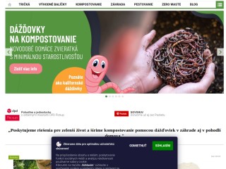 Kompostér do záhrady, vermikompostér či kalifornské dážďovky. Máme všetko, čo potrebujete.