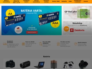 Batérie a akumulátory, nabíjačky - online predaj | BATERIE.sk