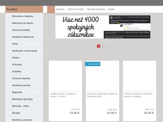 Gravírovanie, Gravirshop-Andrea Hreščáková,  Internetový obchod - eshop