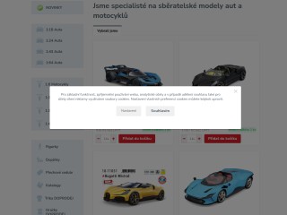 Abecedamodelu specialista na sběratelské modely aut a motocyklů