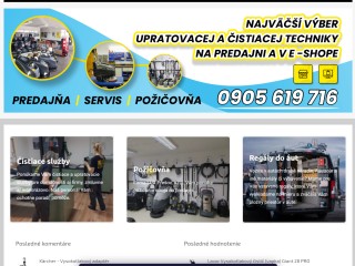 E-shop LUX Prešov, s.r.o. Najväčší výber čistiacej techniky značky Kärcher a Lavor