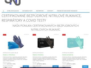 SANNAJ Medical - eshop distribútora a predajcu ochranných prostriedkov, nitrilových rukavíc  a antig