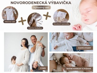 Vačice - Detské merino spacie vaky s nohami