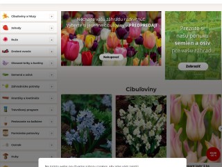 Cibuľoviny, sadenice a záhradkárské potreby - Záhradníctvo Brozany