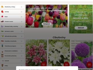 Cibuľoviny, sadenice a záhradkárské potreby - Záhradníctvo Brozany