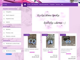 Handmade šperky strieborné a rhódiované