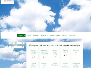 e-shop spoločnosti 4E progres, s.r.o. = progresívne energetické riešenia pre zabezpečenie tepla, chl