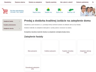 Stavebniny zamerané na predaj tepelnej zolácie isover.