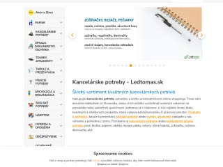 Kancelárske potreby Ledtomas.sk e-shop online