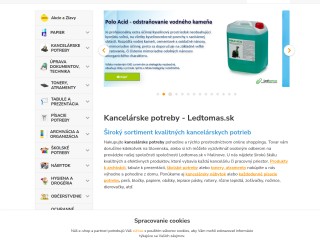 Kancelárske potreby Ledtomas.sk e-shop online