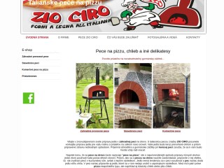 Talianske pece na pizzu, chlieb a iné delikatesy