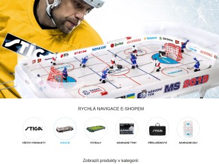 Oficiální e-shop - stolní hokej a příslušenství, stolní fotbal, kvalitní boby a dalšími výrobky | ww