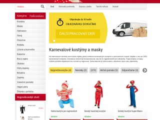 Karnevalové kostýmy a masky na karneval - Svet-masiek.sk