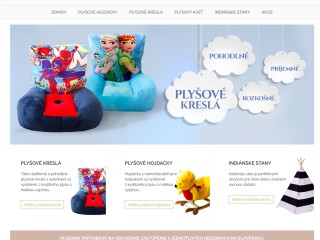 Plyšové kreslá pre deti