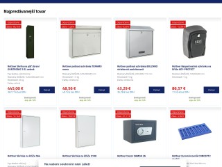 Predaj sejfov, trezorov a poštových schránok Rottner - TrezorStore