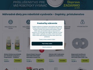 Vysajto.sk | Náhradné diely pre robotické vysávače - Doplnky, príslušenstvo